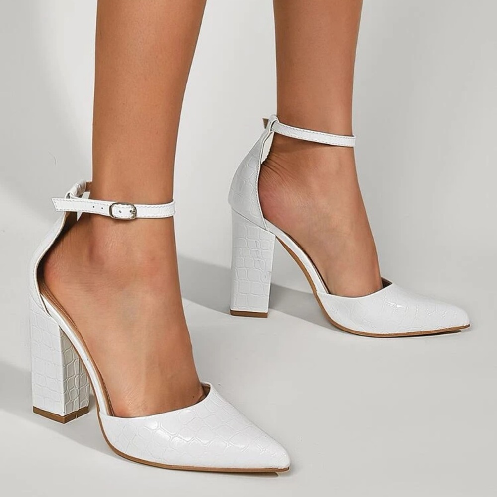 White High Heels